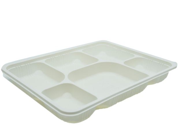 GO4GREEN - 6 Compartment Tray Pack of 100