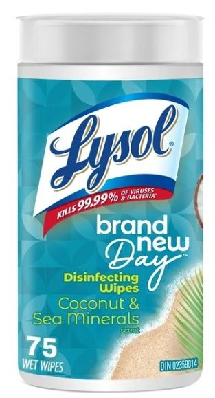 LYSOL DISINFECTING WIPES - Brand New Day™ Coconut and Sea Minerals, 75ct