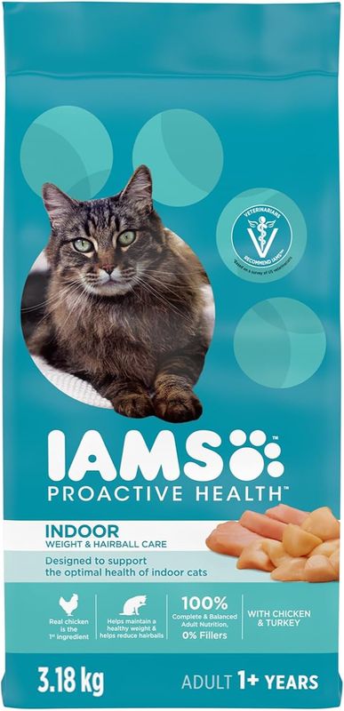 IAMS Proactive Health Indoor Weight &amp; Hairball Care Adult Dry Cat Food