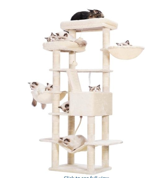 Heybly Cat Tree 75" Tall x 36"