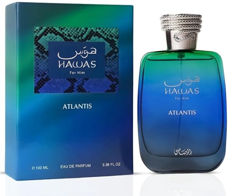 RASASI Hawas Atlantis Eau de Parfum for Men, 100ml