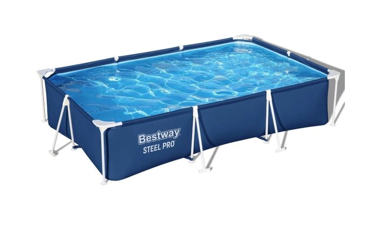 Hydrium™ 9'10" x 6'7" x 26" Steel Pro™ Above Ground Pool