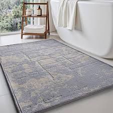 Super Absorbent Bath Mats for Bathroom Rubber Backing 24 x 36