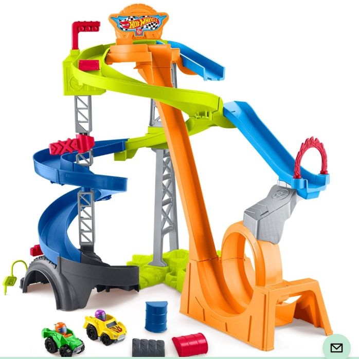 Fisher-Price® Little People® Hot Wheels Spiral Stunt Speedway