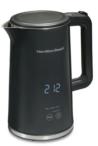 Hamilton Beach 1.7 Litre Cool-Touch Digital Kettle 41033C, 1.7 Liter Capacity