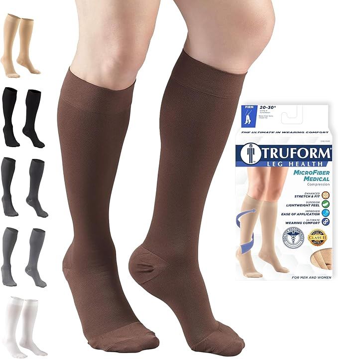 Circulate Compression Socks L/XL for Men &amp; Women | 20 - 30 mmhg | Stamina Booster