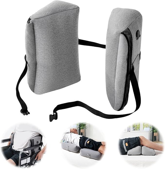 Inflatable Lateral Support for Wheelchair Side Guards,Adjustable