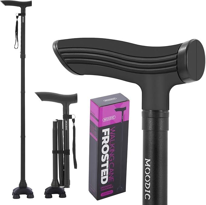 Walking Canes for Tall Men Women 6 ft 1 in and Above. Foldable; Adjustable