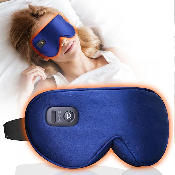 Cordless Heated Eye Mask- Warm Eye Compress, Heated Eye Mask for Dry Eyes
