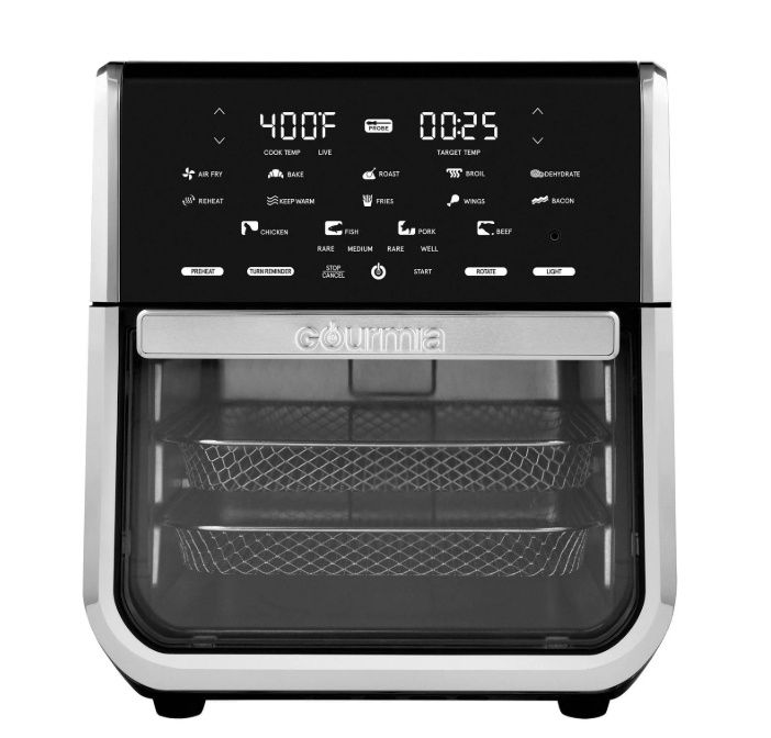 Gourmia All-in-One 14-Quart Air Fryer, Oven, Rotisserie, Dehydrator