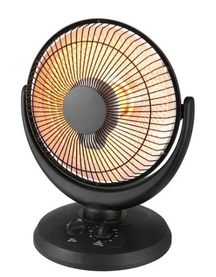 Konwin 14'' Oscillation Dish Heater,Black