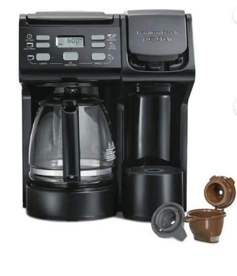 Hamilton Beach FlexBrew Trio Coffee Maker 49905C, 1400 WATTS