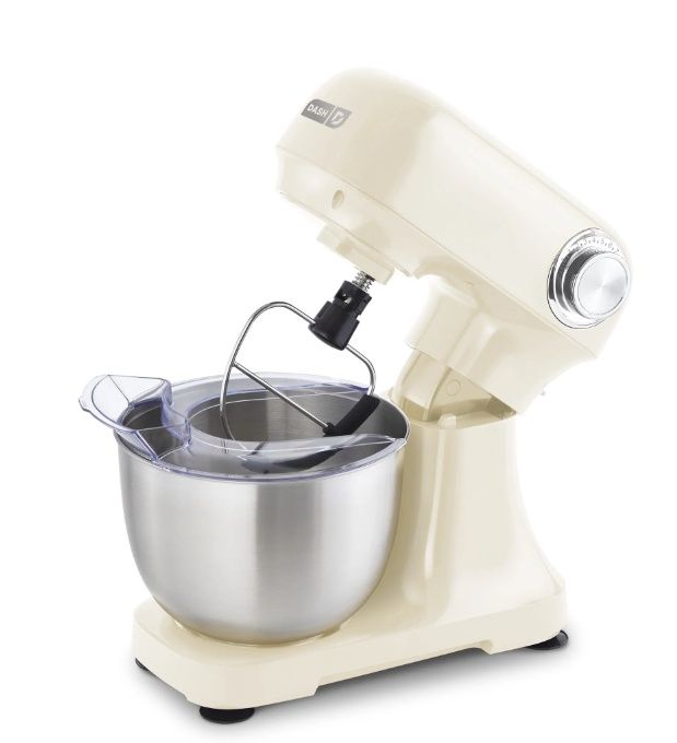 Dash Tilt-Head 3.5qt Stand Mixer, 12 Speeds with Paddle, Dough Hook, and Whisk