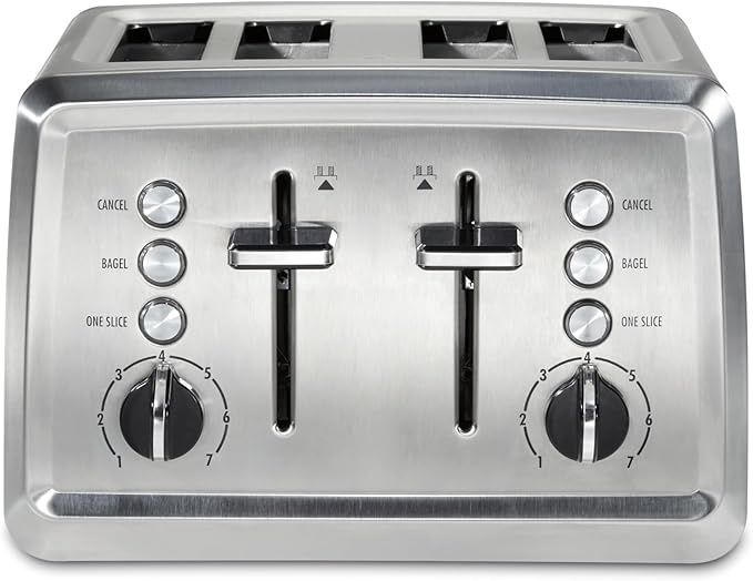Hamilton Beach 4 Slice Toaster with Extra-Wide Slots, Bagel Setting, Toast Boost