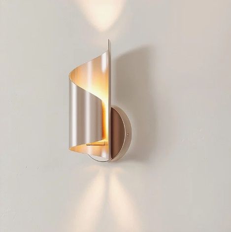 Arindra Iron Modern Wall Sconce with Novelty Shade and Metal Frame