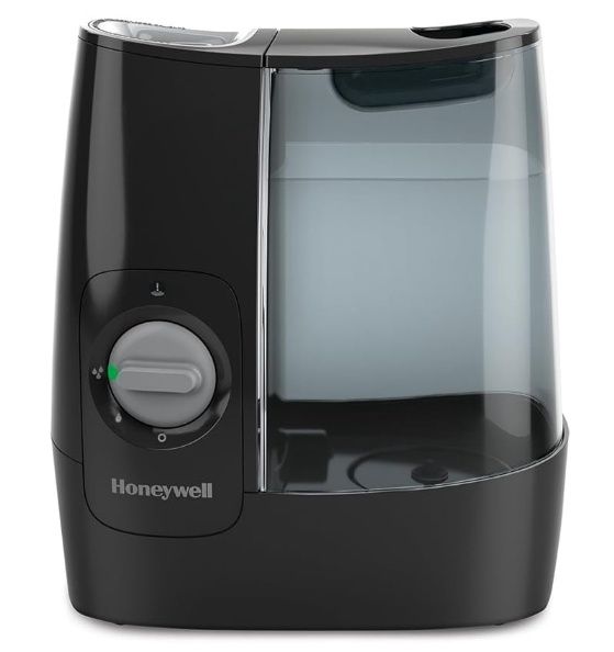 Honeywell HWM845BC Soothing Comfort Warm Mist Humidifier, Black