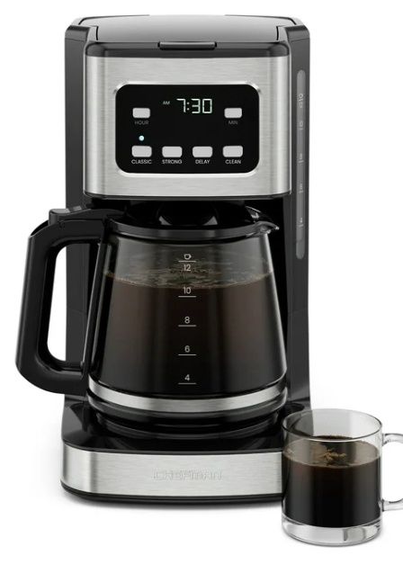 Chefman 12-Cup Programmable Coffee Maker – Stainless Steel