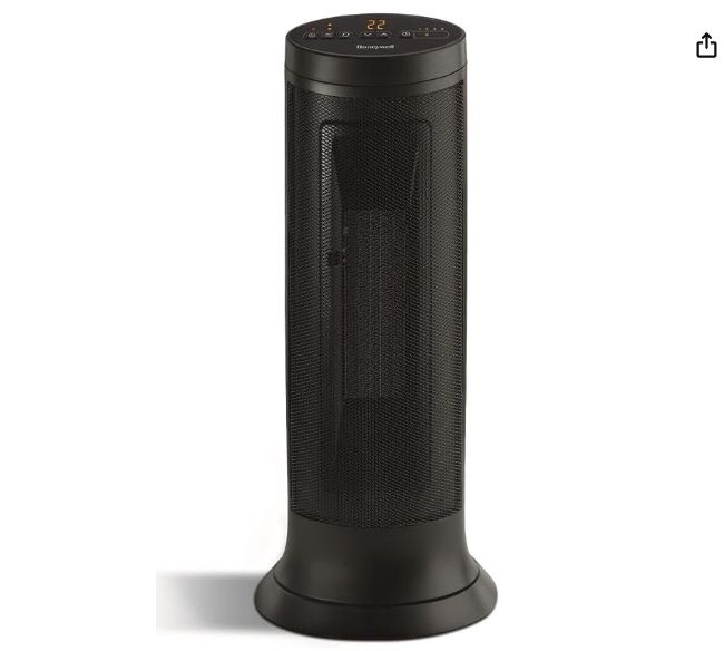 Honeywell HCE317BC Slim Ceramic Tower Electric Space Heater