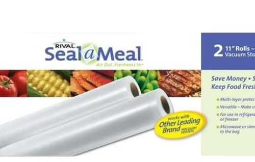 Seal-a-Meal Vacuum Sealer Bags, Rolls for Airtight Food Storage and Sous Vide, 2 Pack