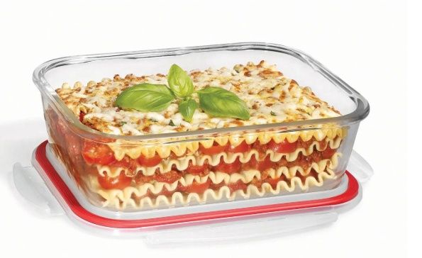 Starfrit LocknLock Glass 68oz / 2l rectangular container, Borosilicate glass