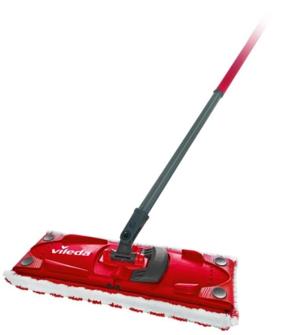 Vileda UltraMax Mop - Extra Scrubbing Power, 2-in-1 Microfibre, 1 Piece
