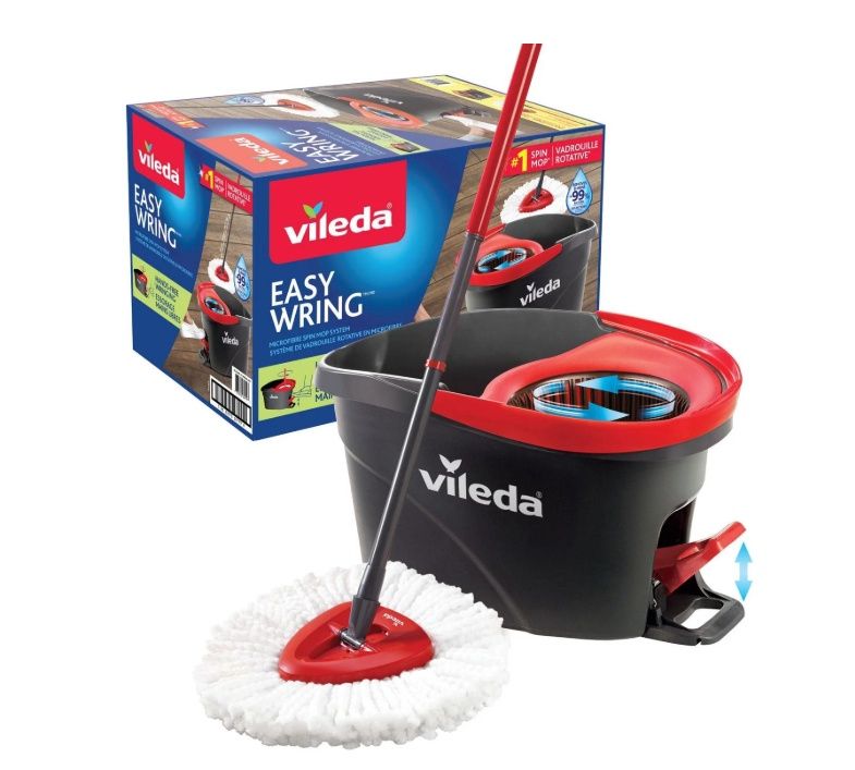 Vileda EasyWring Spin Mop &amp; Bucket System, 1 Piece