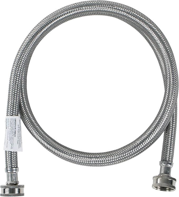 Certified Appliance WM48SS, Braided Stainless Steel Washing Machine Hose (4-Feet)