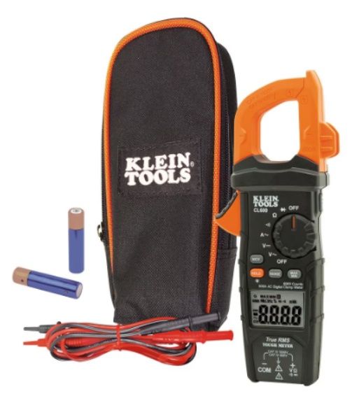 Klein Tools CL600 AC Auto-Ranging 600 Amp Digital Clamp  #RM