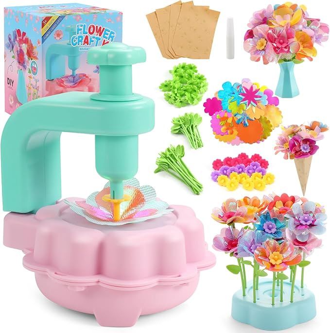 DIY Flower Bouquets Toys for Girls, Arts &amp; Crafts Birthday Gift for Kids Ages 4-9