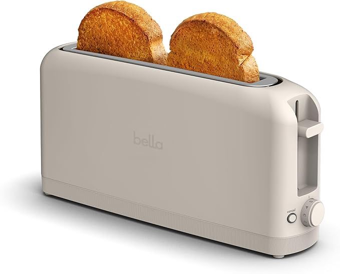 bella 2 Slice Slim Toaster, Fits-anywhere™ Kitchenware, 6 Setting Shade Control