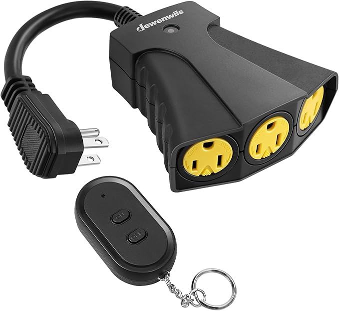 DEWENWILS Outdoor Remote Control Outlet, Wireless Remote Outlet Power