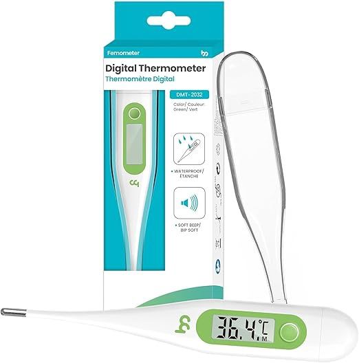 Digital Thermometer, Oral Thermometer for Adults and Infants, C/F Switchable