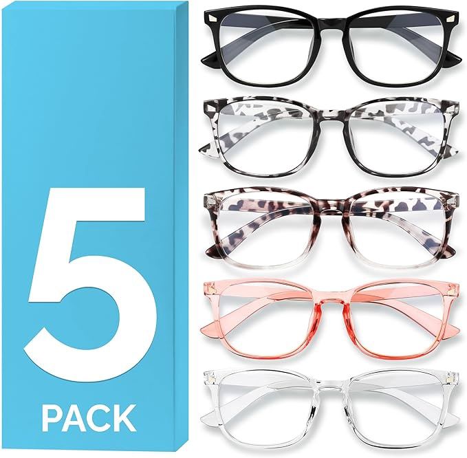 MIGSIR Multi Pack Computer Blue Light Blocking Glasses, Gaming, Anti Eye Strain