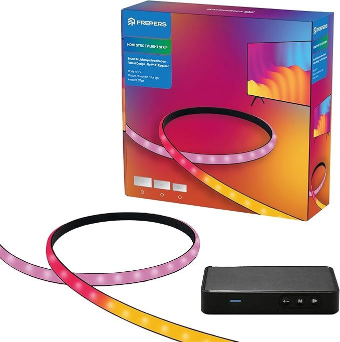 TV LED Backlight, Flowing Color Light Strip Behind TV, Change with TV Screen or Sound