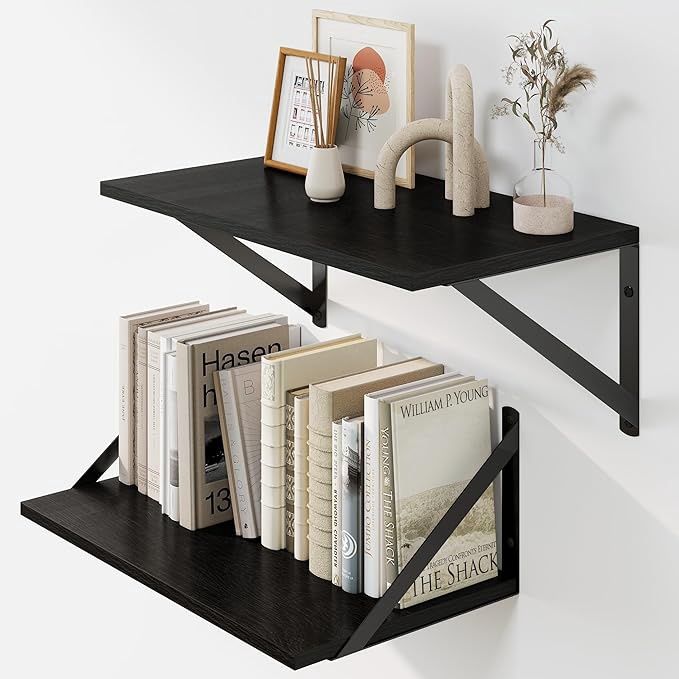 Heimlove Deep Floating Shelves for Wall, 16W x 8D