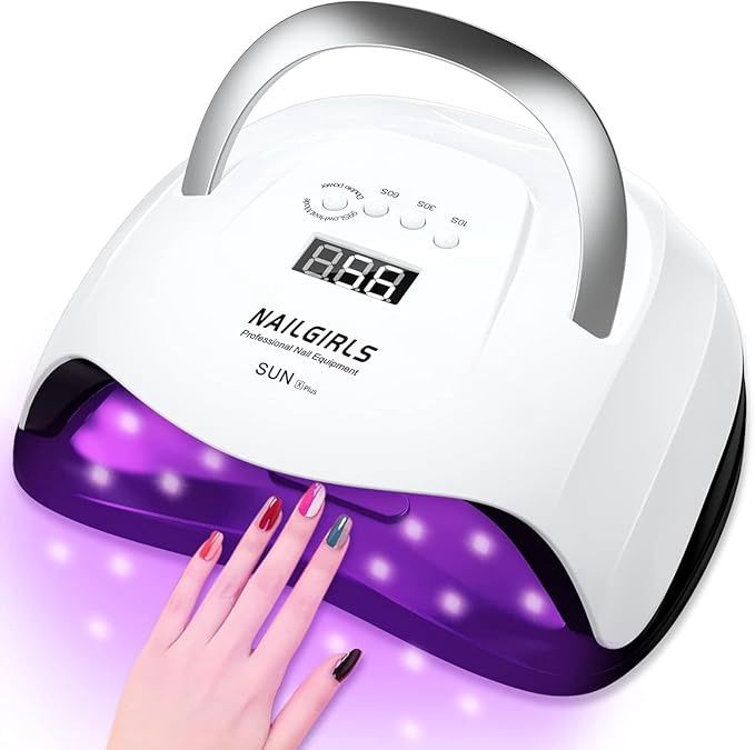 UV LED Nail Lamp, NAILGIRLS 168W Fast UV Light for Nails Gel Polish