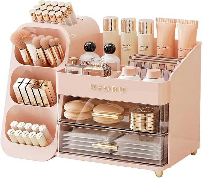 Makeup Organizer for Vanity, Countertop Organizer With Drawers