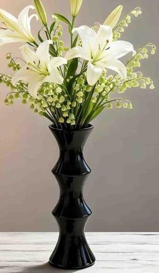 Modern Farmhouse Decor,Ceramic Vase Pottery Barn CoffeeTable Vase 10"