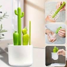 Cactus Baby Bottle Brush Set