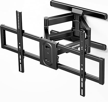 monTEK Full Motion TV Wall Mount for 43–95 Inch TVs, Pre-Assembled TV Mount