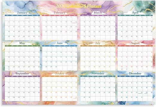 2026 Calendar Stickers Labels 44″ x 30″ 2026 Planner Calendar Stickers