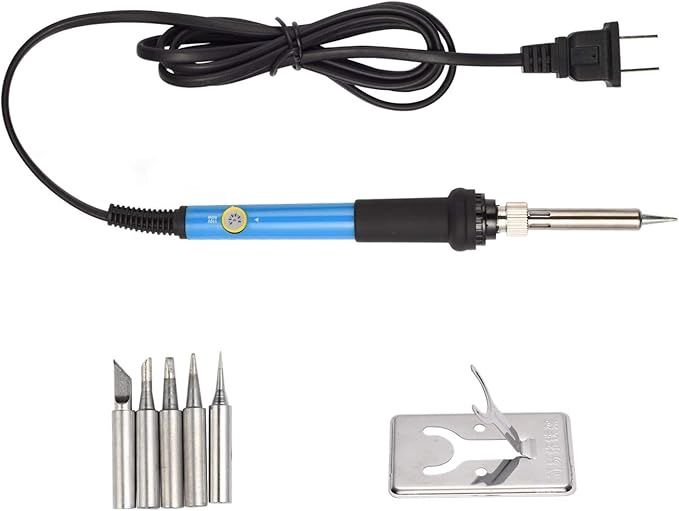 Electronics Soldering Iron Kit，60W 110V Adjustable Temperature Welding Tool