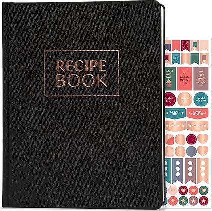 Skyline Recipe Book – Blank Hardcover Cookbook to Write in Your Own Recipes