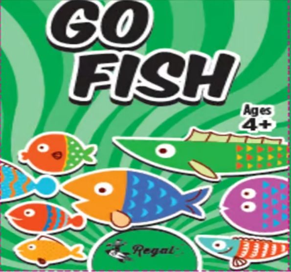 Regal Go Fish Children Card Game Multicolored
