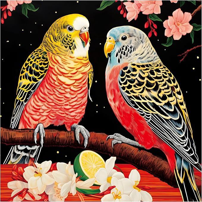 1024 Piece Jigsaw Puzzle for Adults, Rainbow Parrot Picture Large Puzzle