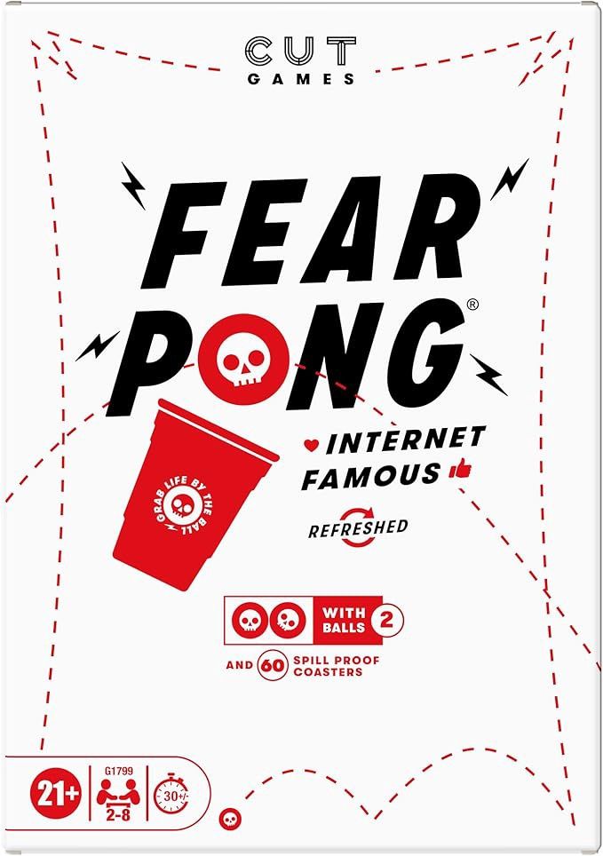 Fear Pong Adult Party Game by Cut | Internet Famous Extreme Pong Game