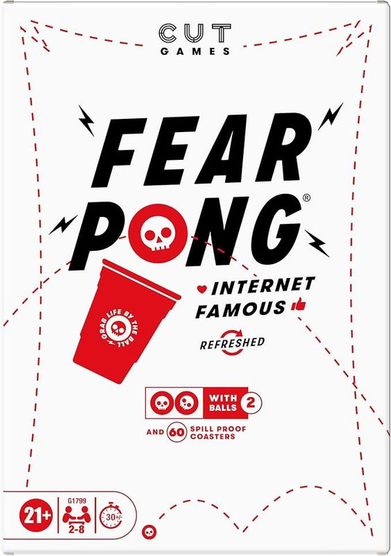 Fear Pong Adult Party Game by Cut | Internet Famous Extreme Pong Game Fear Pong Adult Party Game by Cut | Internet Famous Extreme Pong Game