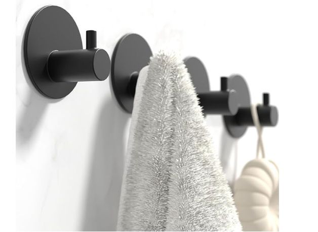 Shower Hooks 3M Self-Adhesive Traceless Wall Hooks - Stainless Steel Endurance