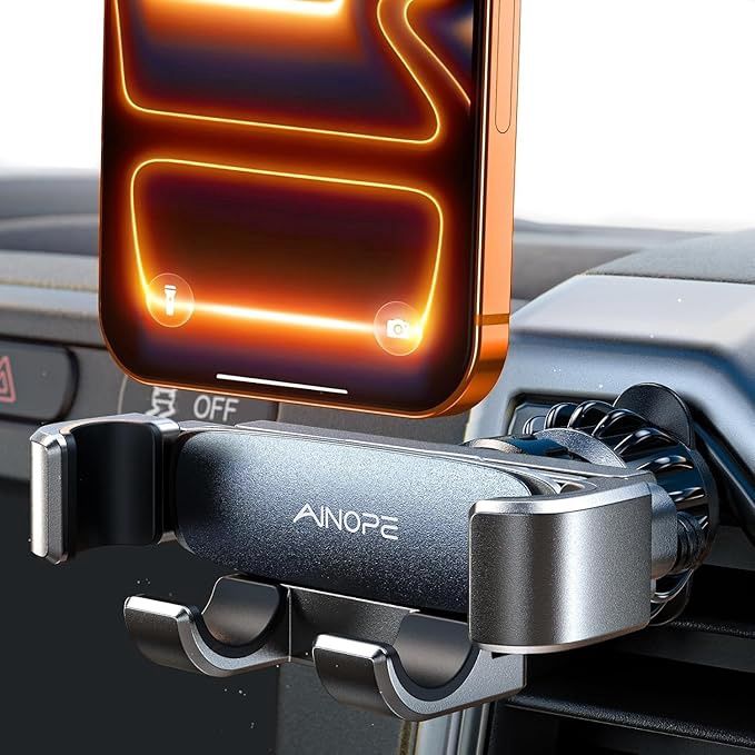 AINOPE Phone Holder for Car Vent【2026 Auto Lock】Car Phone Holder Mount