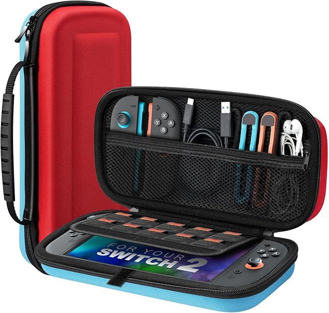 TiMOVO Carrying Case for Nintendo Switch 2 2025, Large Capacity Protective Hard Shell